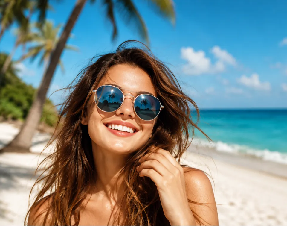 sunglasses Beach Model